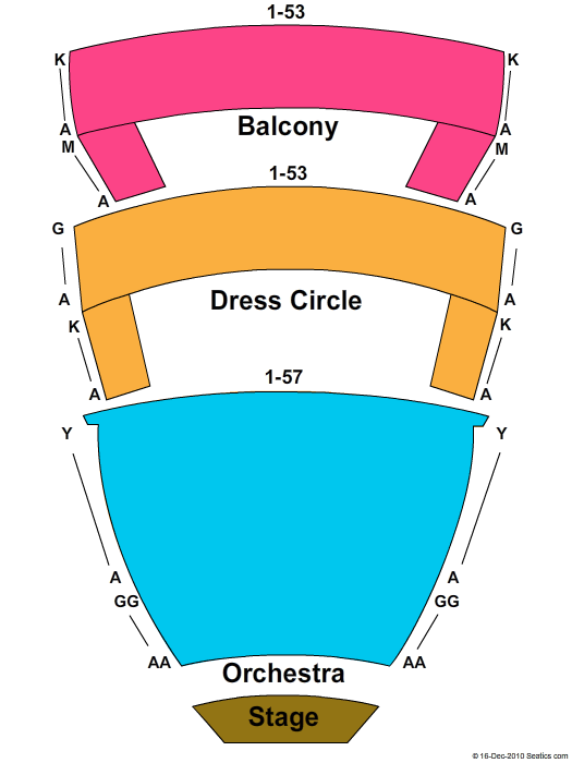 Chrysler Hall Seating Chart